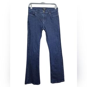 Banana Republic Mid-Rise Bootcut Jeans Sz 4 or 27 Dark Blue 30" Waist Measuremnt